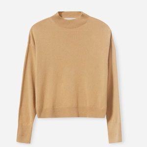 Everlane Buttercream Cashmere Mockneck Sweater